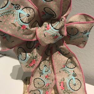 Bow Gift Basket Package Bow Spring Bike NEW ITEM FINAL SALE